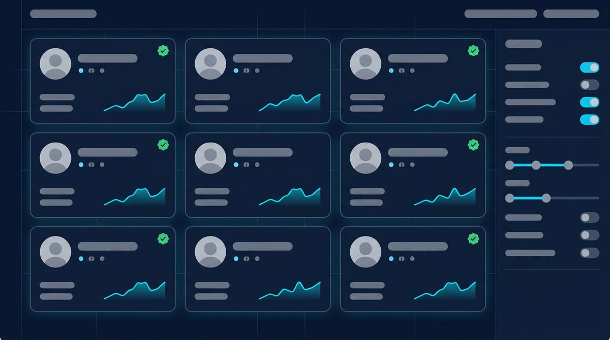 Network of profile nodes connected by verification links